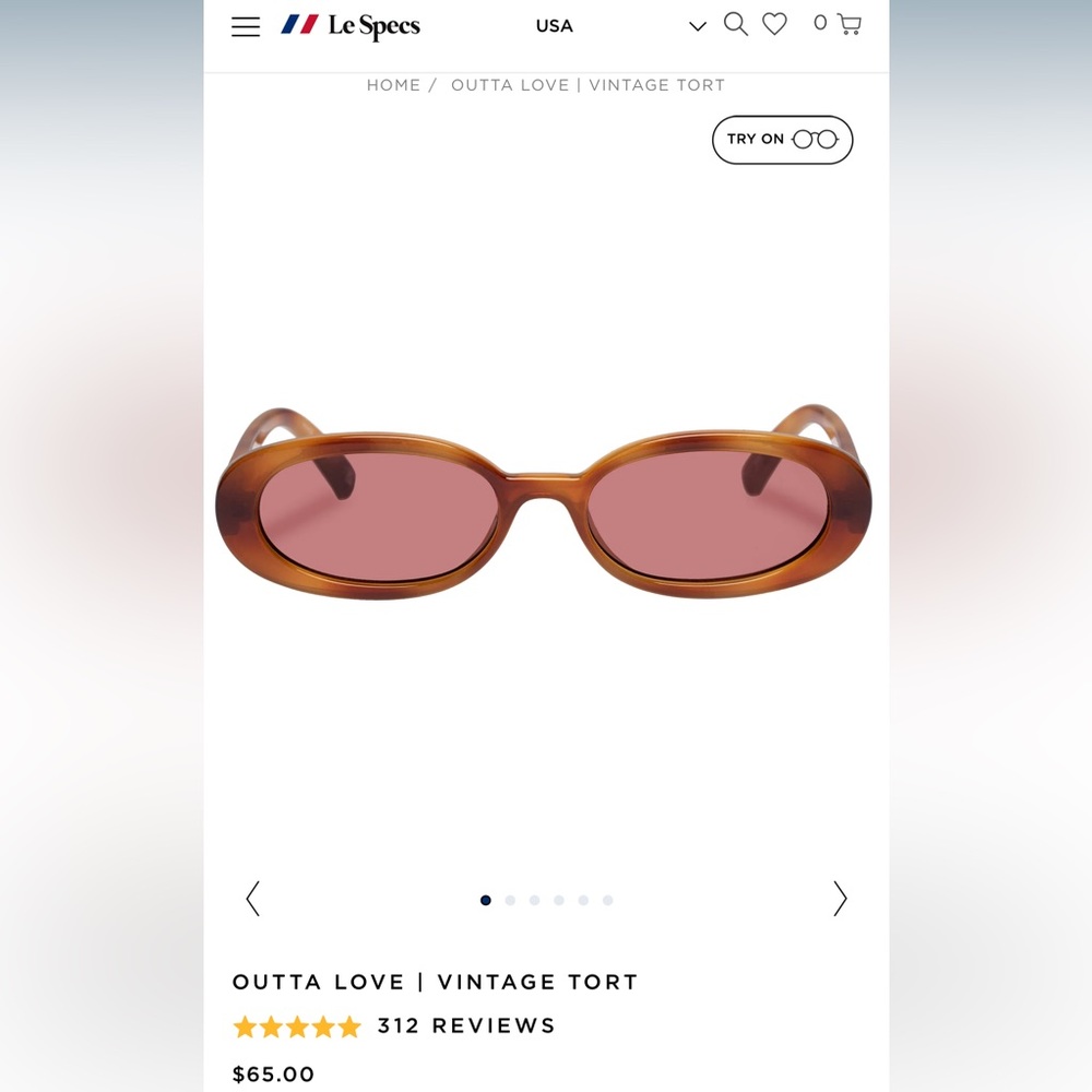 Le Specs | Outta Love | Vintage Tort